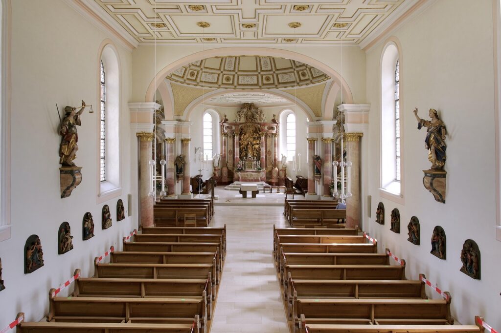 church, christianity, religion, christian, catholic, altar, church pews, distance markers, church, church, church, church, church, christianity, christian, catholic, altar